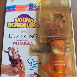 Disney Sound Scribblers The Lion King Featuring Pumbaa - Orange